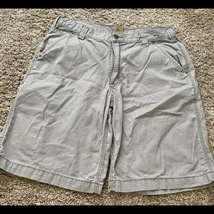 Mens Carhartt Khaki Cargo Shorts- Size 36